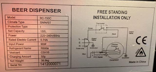 Beer Dispenser info